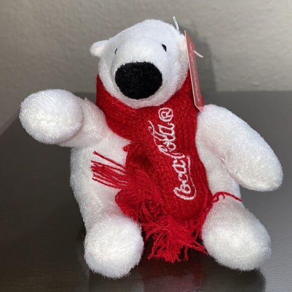 4” Coca-Cola Polar Bear Plush - Picture 4 of 5
